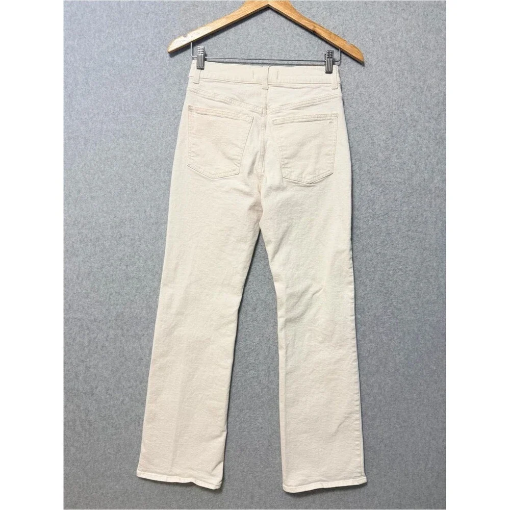 Madewell Relaxed Bootcut Jeans Size 25 Winter White High Full Length